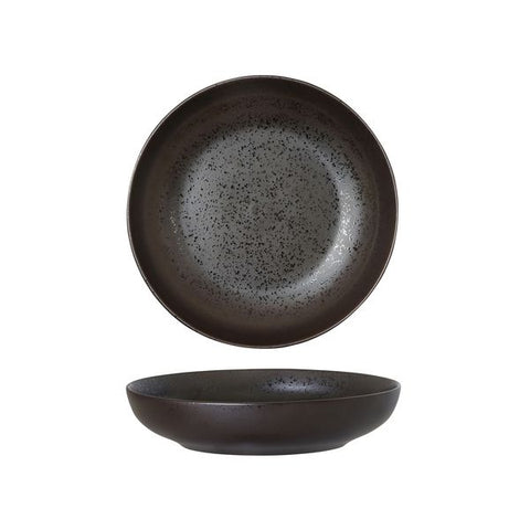 Round Share Bowl 210mm 1000ml MATT BLACK LUZERNE Lava