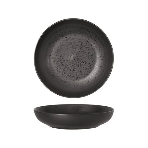 Round Share Bowl 230mm 1220ml MATT BLACK LUZERNE Lava