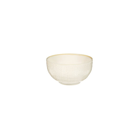 Round Bowl 110mm 300ml REACTIVE WHITE LUZERNE Linen