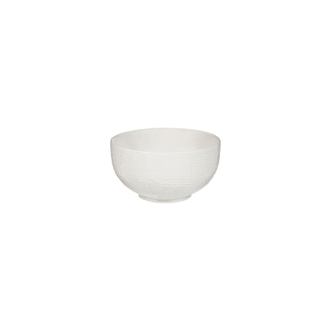 Round Bowl 110mm 300ml MATT WHITE LUZERNE Linen