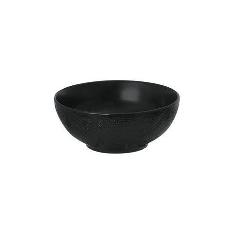 Round Bowl 160mm 750ml MATT BLACK LUZERNE Linen