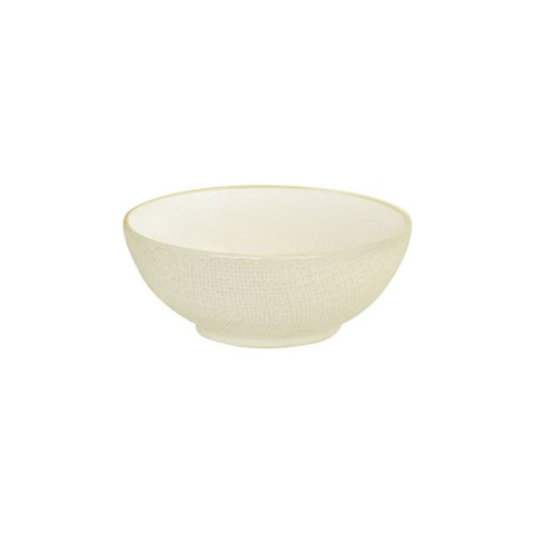 Round Bowl 160mm 750ml REACTIVE WHITE LUZERNE Linen