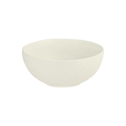 Round Bowl 190mm 1400ml MATT WHITE LUZERNE Linen