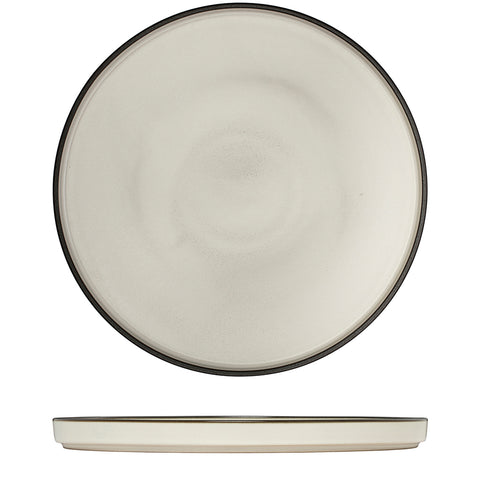 Round Stackable Plate 270mm DUSTED WHITE LUZERNE Mod