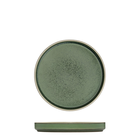 Round Stackable Plate 160mm SMOKEY BASIL LUZERNE Mod