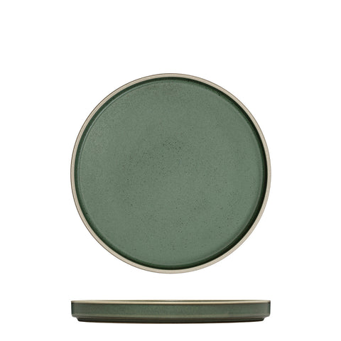 Round Stackable Plate 200mm SMOKEY BASIL LUZERNE Mod