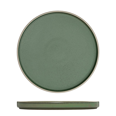 Round Stackable Plate 235mm SMOKEY BASIL LUZERNE Mod