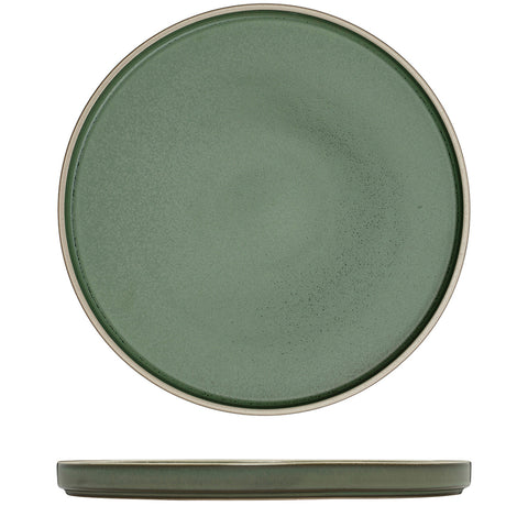 Round Stackable Plate 270mm SMOKEY BASIL LUZERNE Mod