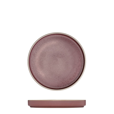 Round Stackable Plate 160mm SMOKEY PLUM LUZERNE Mod