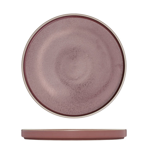 Round Stackable Plate 235mm SMOKEY PLUM LUZERNE Mod