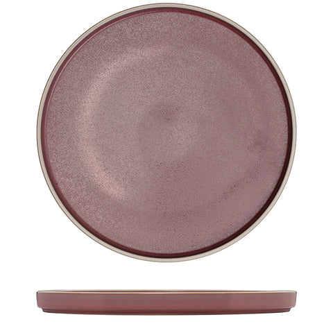 Round Stackable Plate 270mm SMOKEY PLUM LUZERNE Mod