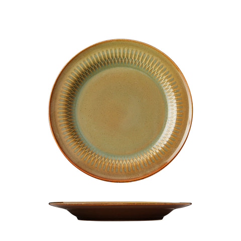 Round Rim Plate 210mm CINNAMON LUZERNE Cottage