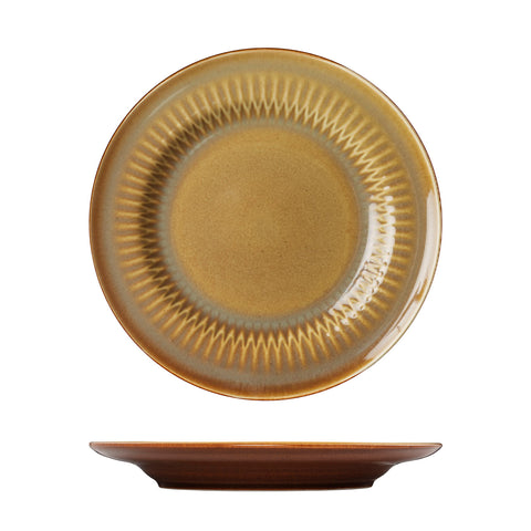 Round Rim Plate 230mm CINNAMON LUZERNE Cottage