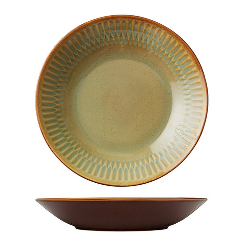 Round Deep Bowl/Plate 260mm CINNAMON LUZERNE Cottage