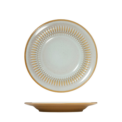 Round Rim Plate 210mm ALMOND LUZERNE Cottage