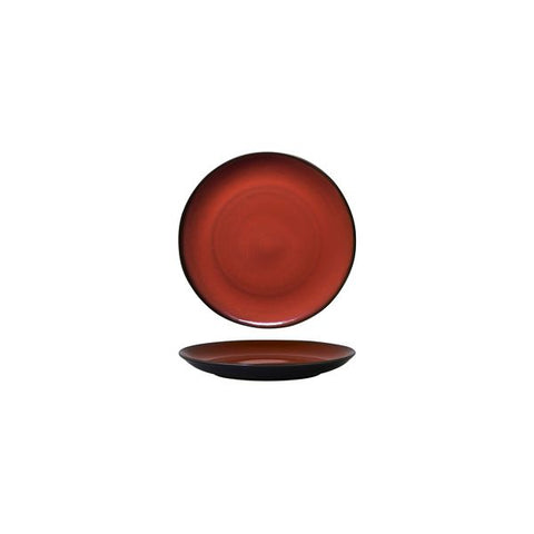 Round Plate Coupe 165mmCRIMSON LUZERNE Rustic