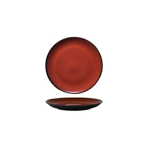 Round Plate Coupe 180mmCRIMSON LUZERNE Rustic