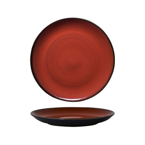 Round Plate Coupe 265mmCRIMSON LUZERNE Rustic