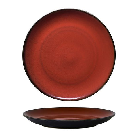 Round Plate Coupe 310mmCRIMSON LUZERNE Rustic