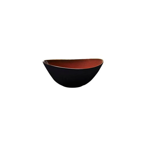 Oval Bowl 155X145mm CRIMSON LUZERNE Rustic