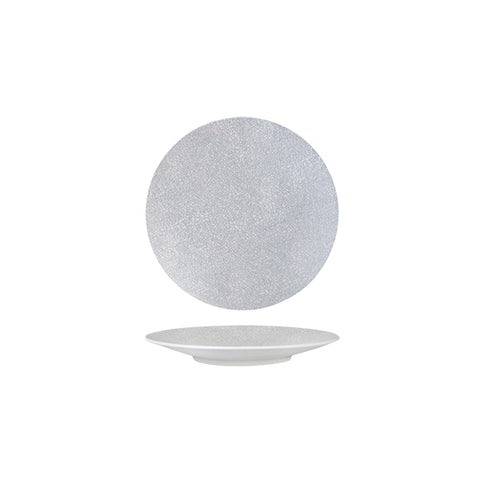 Round Coupe Plate 155mm GREY WEB LUZERNE Zen