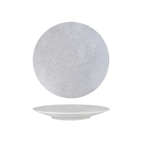 Round Coupe Plate 235mm GREY WEB LUZERNE Zen