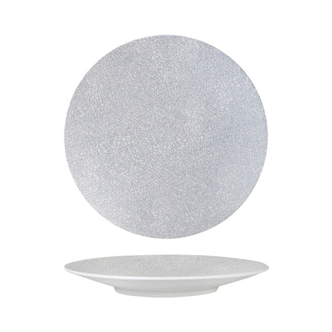 Round Coupe Plate 275mm GREY WEB LUZERNE Zen