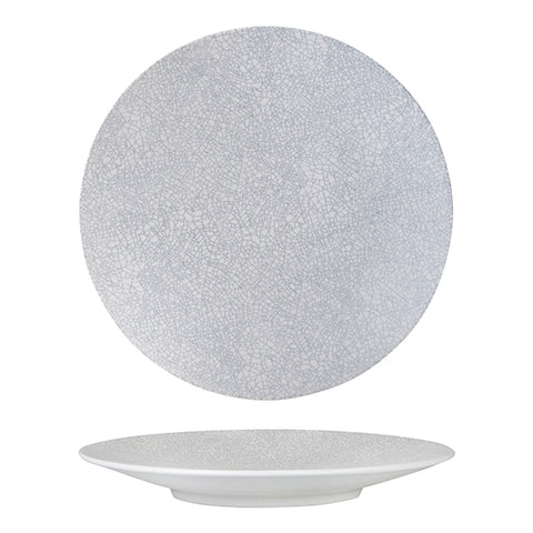 Round Coupe Plate 310mm GREY WEB LUZERNE Zen