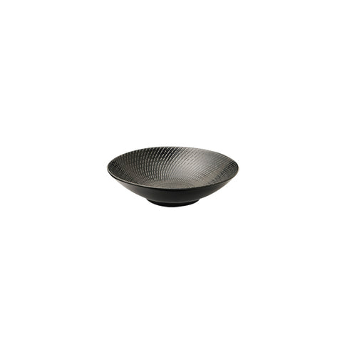 Round Bowl 145mm 41mm H BLACK SWIRL LUZERNE Zen