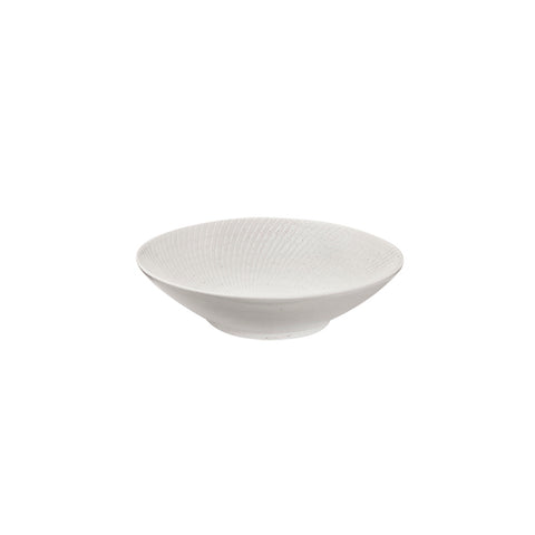 Round Bowl 210mm 59mm H WHITE SWIRL LUZERNE Zen