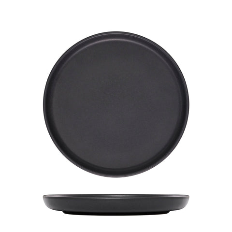 Round Plate 220mm BLACK ECLIPSE Uno