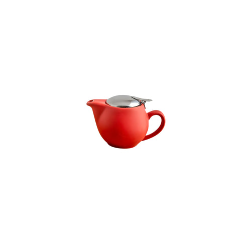 Teapot With Infuser 350ml ROSSO BEVANDE Tealeaves