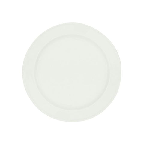 Round Double Ridge Rim Plate 300mm WHITE TRENTON Basics