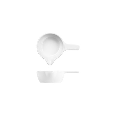 Mini Sauce Pan 80mm 55mm H WHITE ART DE CUISINE Sizzle