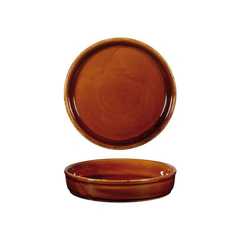 Tapas/Mezze Dish 200mm 550ml BROWN ART DE CUISINE Rustics