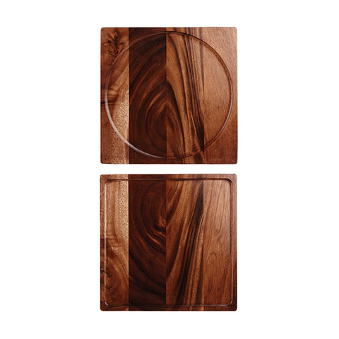 Presentation Board 300mm BROWN ACACIA ART DE CUISINE Wood