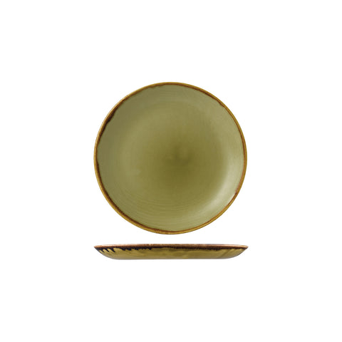 Round Coupe Plate 165mm GREEN DUDSON Harvest