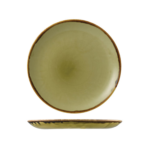 Round Coupe Plate 260mm GREEN DUDSON Harvest