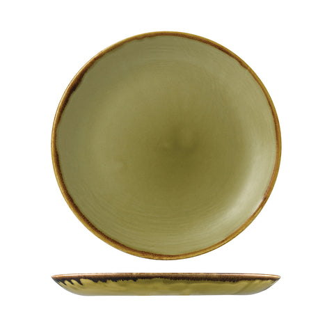 Round Coupe Plate 288mm GREEN DUDSON Harvest