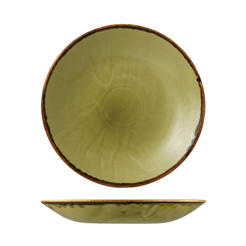 Deep Coupe Plate 281mm GREEN DUDSON Harvest