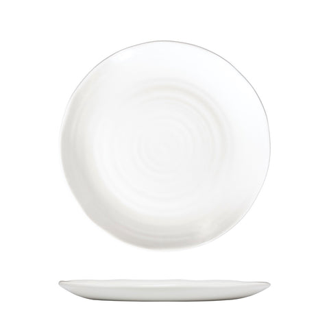 Organic Coupe Plate 230mm WHITE DUDSON White