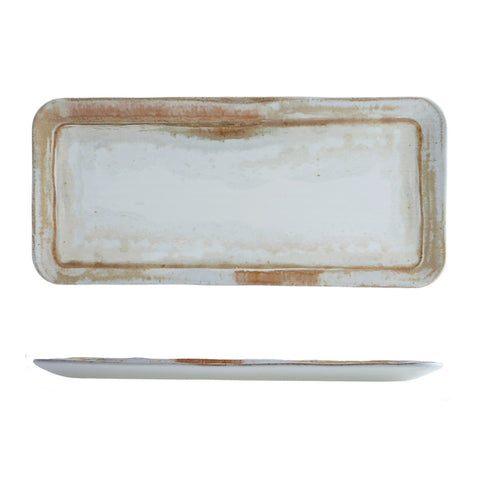 Rect Coupe Plate 346X156mm SANDSTONE DUDSON Finca