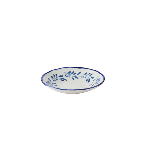 Organic Coupe Bowl 210mm 450ml WHITE / BLUE DUDSON Mediterranean