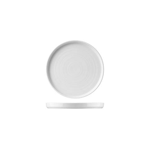 Round Walled Plate 210mm WHITE CHURCHILL Chefs Plate