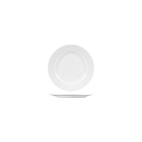 Round Wide Rim Plate 170mm WHITE CHURCHILL Isla