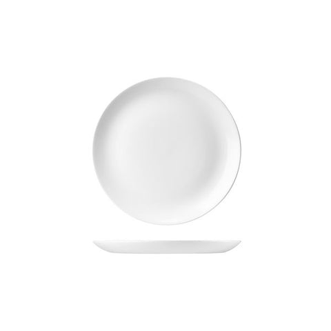 Round Coupe Plate 165mm WHITE CHURCHILL Evolve