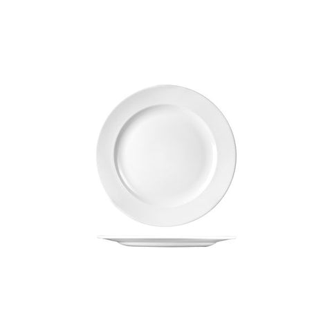 Round Wide Rim Plate 203mm WHITE CHURCHILL Classic