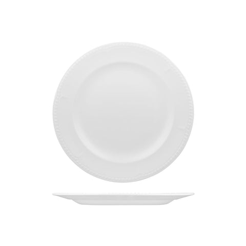 Round Plate 254mm WHITE CHURCHILL Buckingham