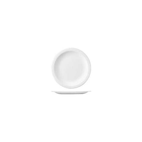 Round Narrow Rim Plate 152mm WHITE CHURCHILL Nova