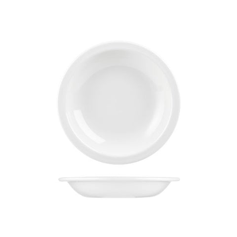 Narrow Rim Soup Plate/Bowl 210mm 490ml WHITE CHURCHILL Nova